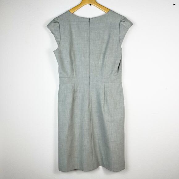 Gianni Bini Gray Sheath Dress Size 10 - Picture 4 of 12